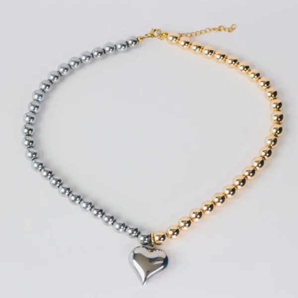 Collar bitono corazón - Imagen 3