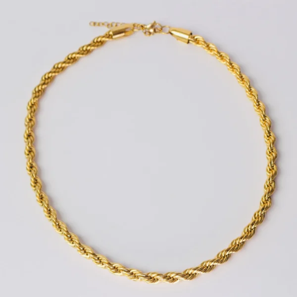 Collar torsal dorado 6mm - Imagen 3