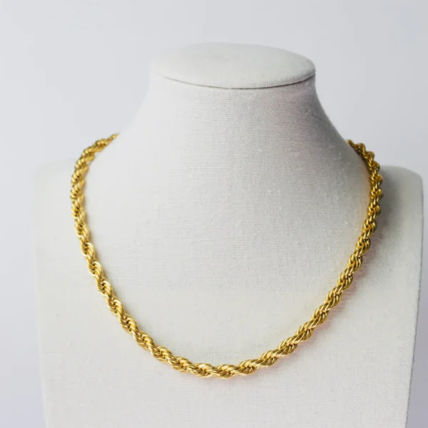 Collar torsal dorado 6mm - Imagen 2