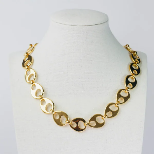 Collar cadena doble perforación - Imagen 2