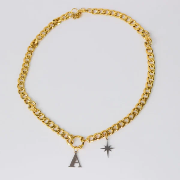 Collar con inicial y estrella - Imagen 3